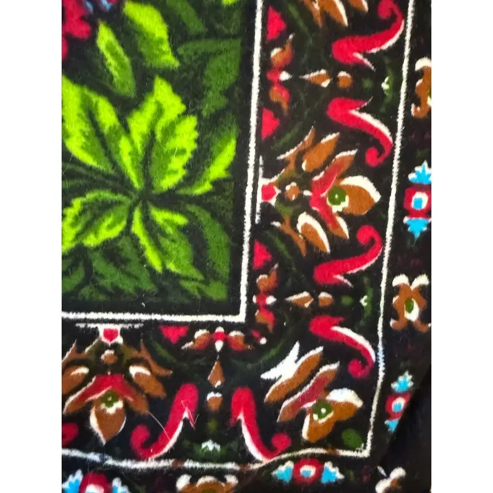 Vintage Elk Deer Wilderness Tapestry Wall Hanging 100% Cotton 56x39 Den Decor